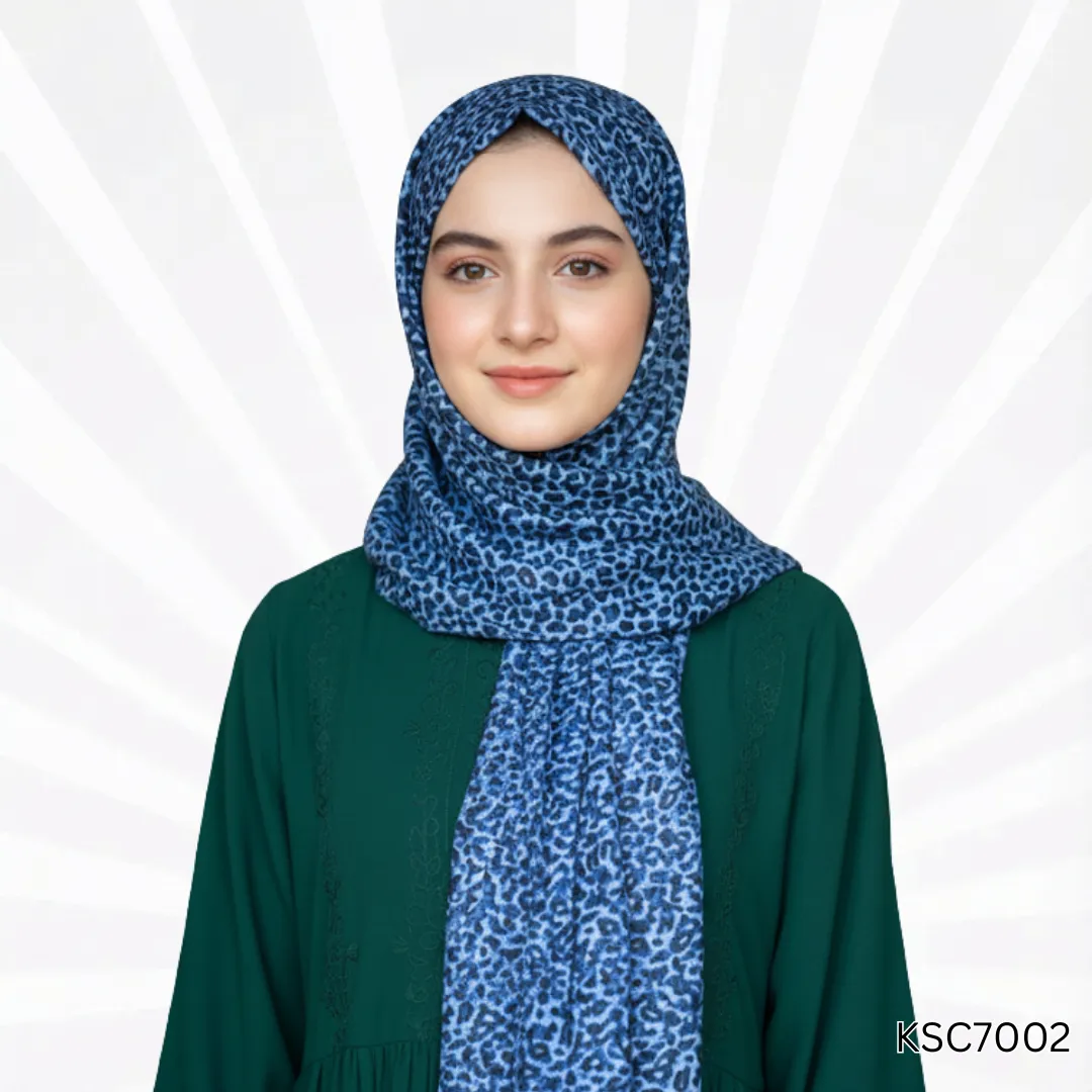 Printed Arabic Lawn Scarf | Lightweight Everyday Stoler